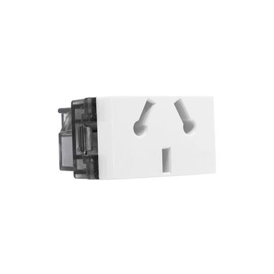 Modulo 1 toma Argentina combinado 10 A blanco