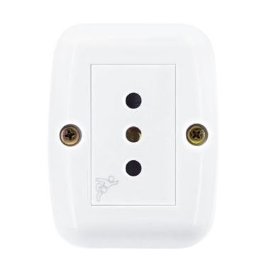 Caja exterior 1 modulo blanco