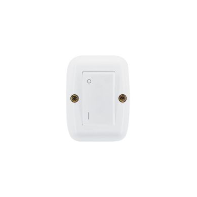 Caja externa para interior 1 modulo blanco