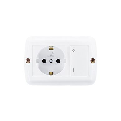 Caja externa para interior 3 modulos blanco