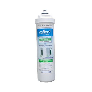 Repuesto de filtro purificador de agua polipropileno