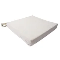 Almohadón decorativo para silla Tusor 37 x 37 cm natural