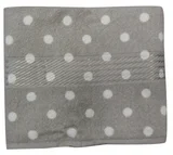 Toalla de baño Lunares 70 x 140 cm gris