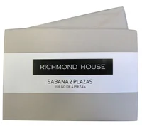 Juego de sábanas de microfibra beige 2 plazas