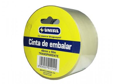 Cinta de embalar transparente 48 mm 50 m