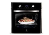 Horno eléctrico empotrable 50 L con grill negro