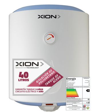 Calefn elctrico de acero 40 L tiro natural
