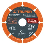 Disco de diamante para corte en metal 4 1/2"