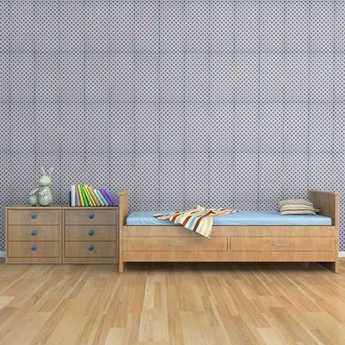 Revestimiento cermico Mandala azul pared 30x60 cm