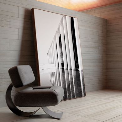 Porcelanato maderado Memorial gris mate 20x141 cm