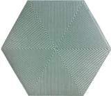 Revestimiento cerámico Hexa Connect verde pared 23x20 cm