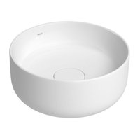 Bacha de apoyo redonda blanca 30 x 13.5 cm