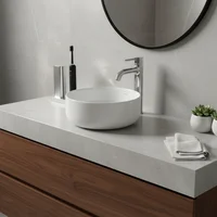 Bacha de apoyo circular blanca 30 x 13.5 cm