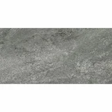 Porcelanato Basaltina Grafiti gris oscuro mate 50x100 cm
