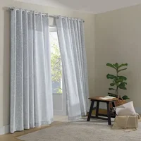 Pack de 2 cortinas de tela 180 x 298 cm natural