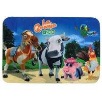 Alfombra infantil La Granja de Zenon con memoria 77 x 117 cm