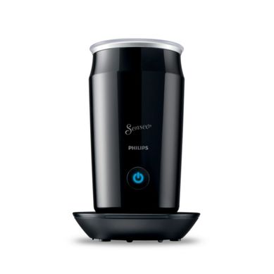 Espumador de leche negro