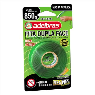 Cinta doble faz acr�lica 19 mm x 2 m