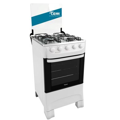 Cocina a gas 4 hornallas blanca