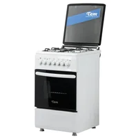 Cocina combinada 3 + 1 hornallas blanca