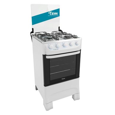 Cocina a gas 4 hornallas blanca