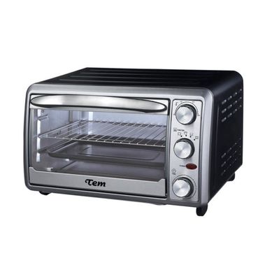 Horno elctrico con grill 22 L 1380 W acero y negro