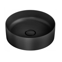 Bacha de apoyo circular Platinum P2 negro mate 39 cm