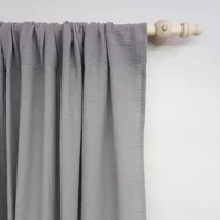 Cortina de tela 140 x 220 cm gris