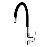 Grifería monocomando de cocina Flex negro