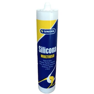 Silicona acetica 280 ml blanca