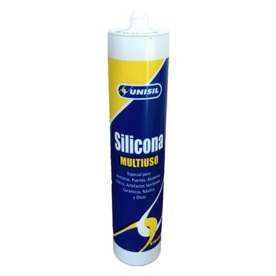 Silicona acetica 280 ml negra