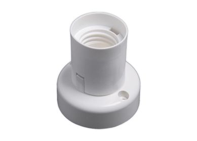 Portal�mpara E27 con receptaculo blanco