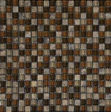 Mosaico marrón mate 30x30 cm