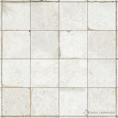 Porcelanato Cantabria blanco satinado 58x58 cm