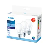 Pack de 3 lámparas LED EcoHome E27 12W 6500K