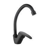 Grifería monocomando alto de cocina para mesada Tero negro