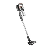 Aspiradora vertical Stick inalámbrica ciclónica plateada 2 en 1