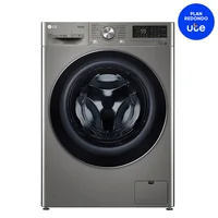 Lavasecarropas carga frontal 14 kg plateado