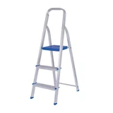 Escalera tijera 3 peldaños 1.12 m aluminio 120 kg