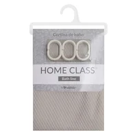 Cortina de baño 180 x 180 cm beige