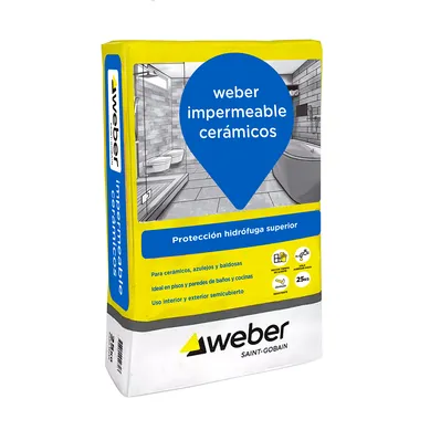 Pegamento para cer�mica impermeable 25 kg