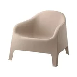 Sillón de exterior Skarpo de plástico blanco