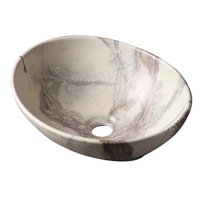 Bacha oval de apoyo calacata