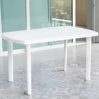 Mesa exterior Maldiva de plástico 134 x 84 x 74cm