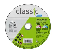 Disco de corte para metal 115 mm
