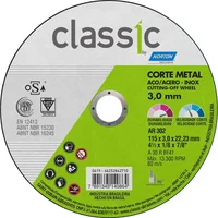 Disco de corte para metal 115 mm