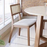 Pack de 2 sillas de comedor Cádiz Classic beige