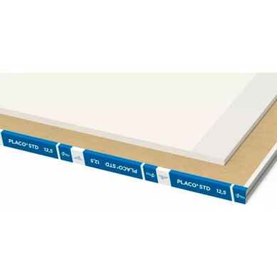 Placa de yeso laminado STD 12.5 mm (120 x 240 cm)