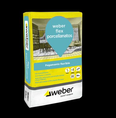 Adhesivo para porcelanato Flex 25 kg