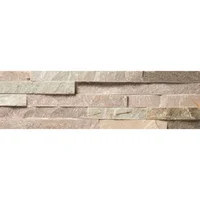 Revestimiento Piedra Ivory beige pared 15x60 cm